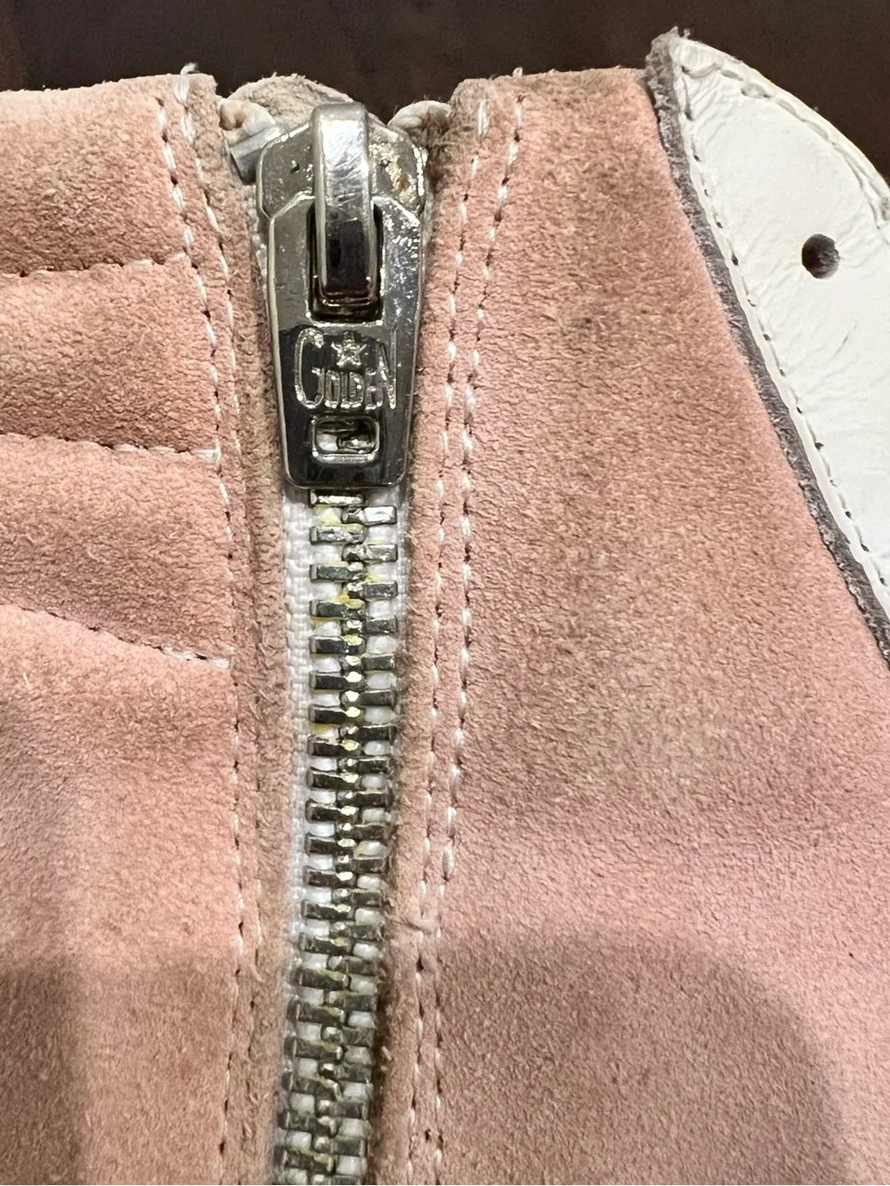 Golden Goose Blush Pink Suede High-Top Sneakers